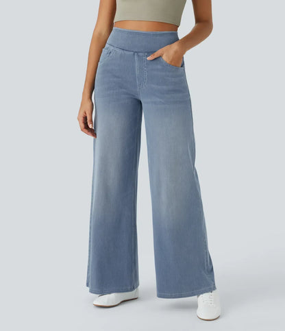 Emma | Pantalon Élastique Confortable Taille Haute
