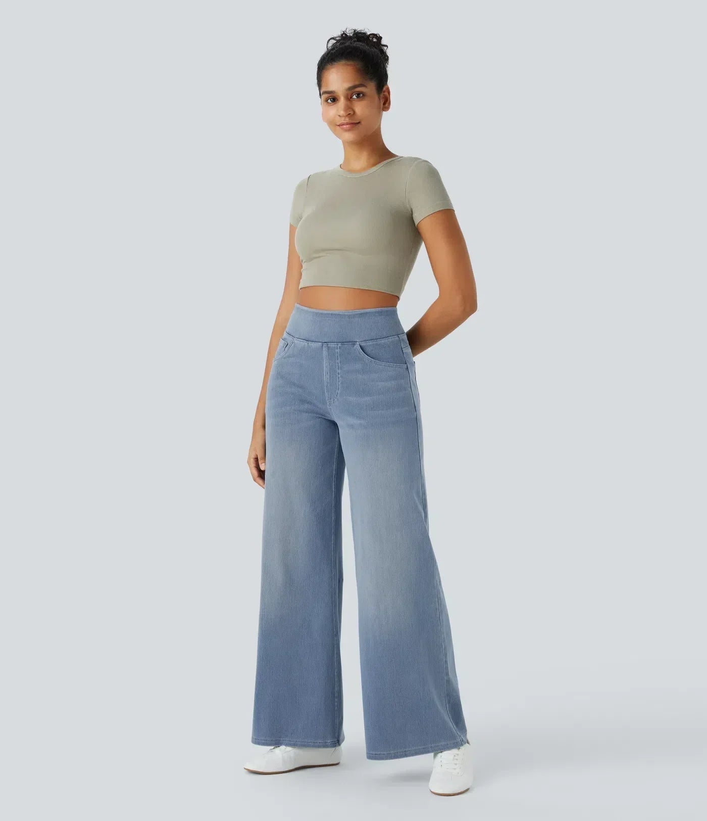 Emma | Pantalon Élastique Confortable Taille Haute