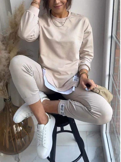 Ensemble Confortable Sweatshirt et Pantalon Femmes