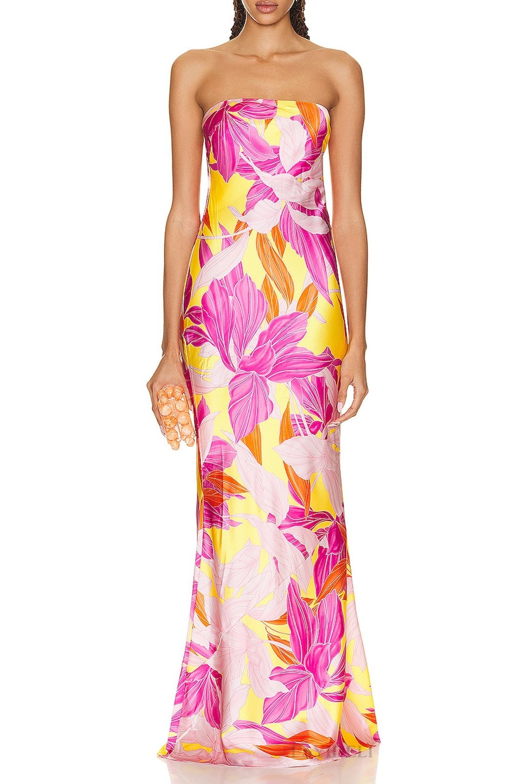 Pauline Laurent® | Maxi robe tubulaire sans bretelles