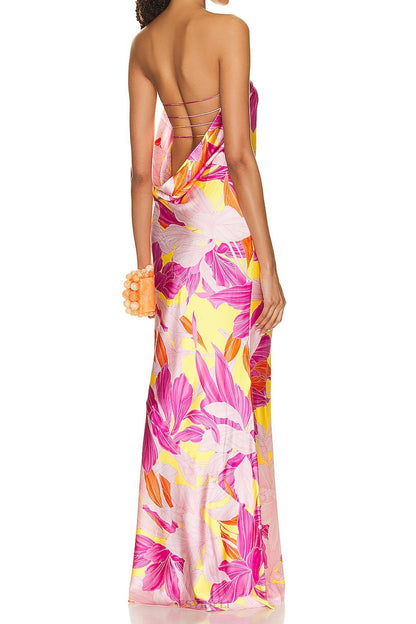 Pauline Laurent® | Maxi robe tubulaire sans bretelles