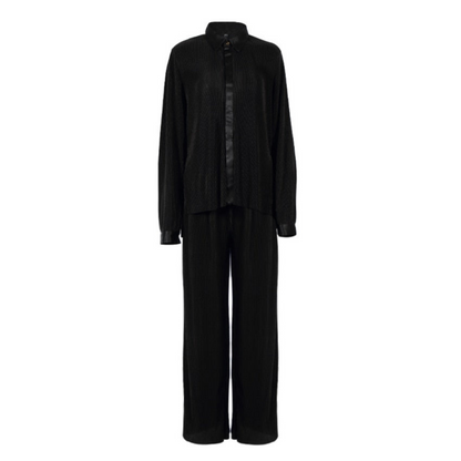 Ensemble Chemise Longue et Pantalon Stylé Pour Femme
