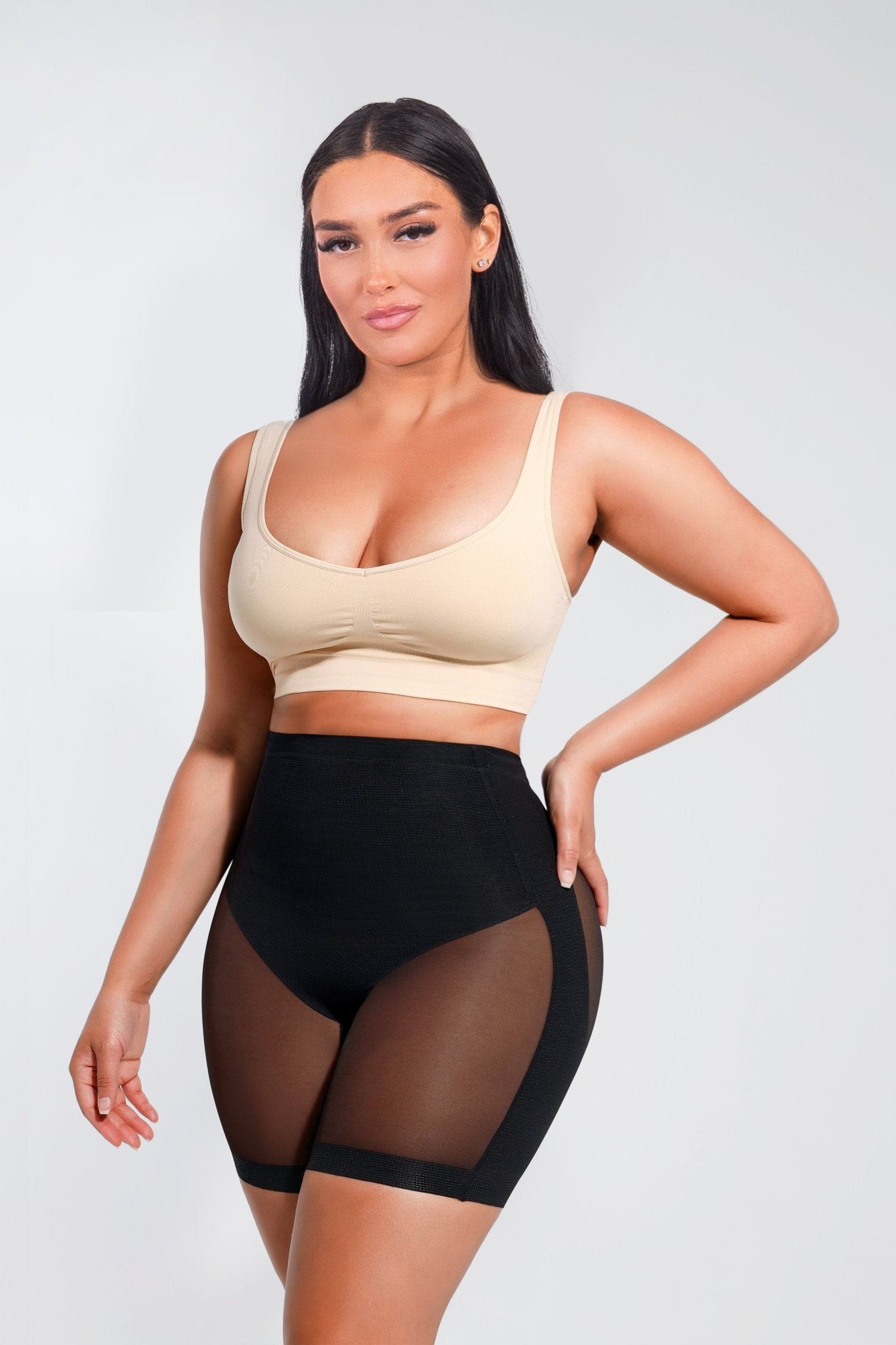 Madison - Buikcorrigerende  Shapewear Lage Rug Mesh Bil Lifting Effect