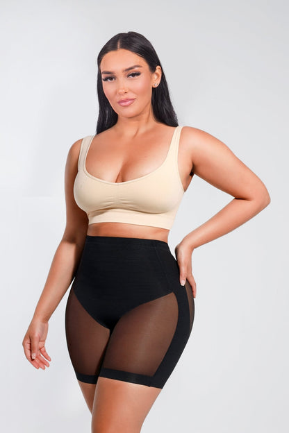 Madison - Buikcorrigerende  Shapewear Lage Rug Mesh Bil Lifting Effect