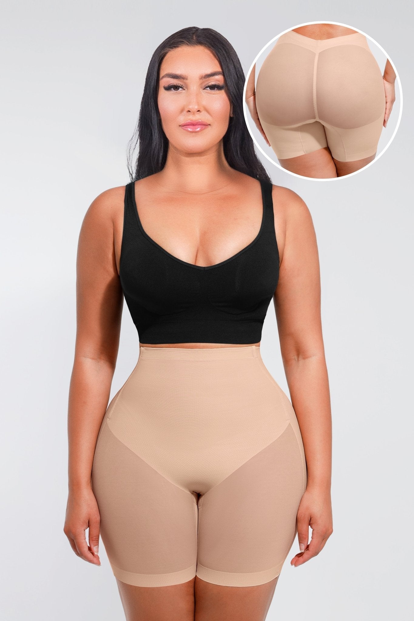 Madison - Buikcorrigerende  Shapewear Lage Rug Mesh Bil Lifting Effect