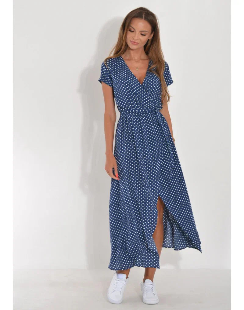 Suzanne - Élégante Robe à Col en V