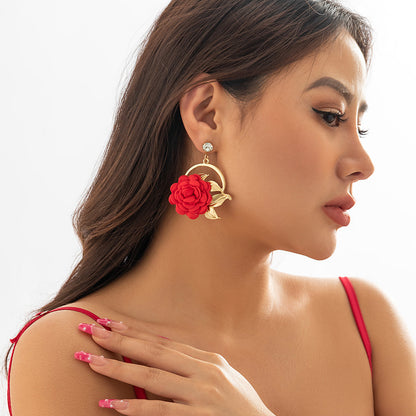 Alice Leroy® | Bellccini Boucles d'oreilles en strass RoseGlow