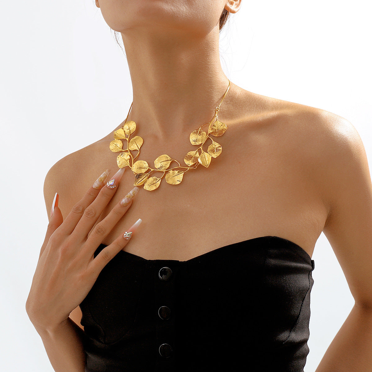 Alice Leroy® | Collier d'allure feuille d'or
