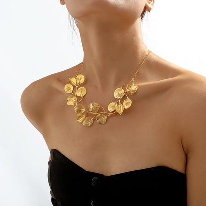 Alice Leroy® | Collier d'allure feuille d'or