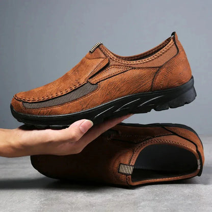 Mocassins en cuir antidérapants stylés pour hommes