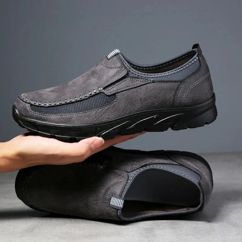 Mocassins en cuir antidérapants stylés pour hommes