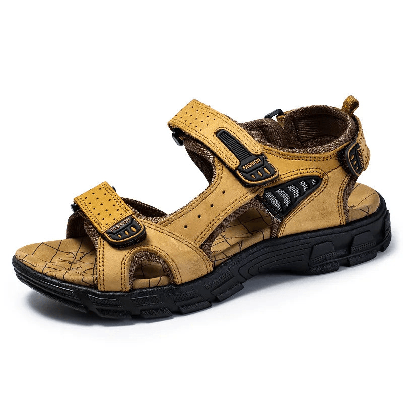 Sandales Plates à Brides Réglables Confortables pour Homme