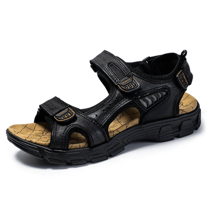 Sandales Plates à Brides Réglables Confortables pour Homme