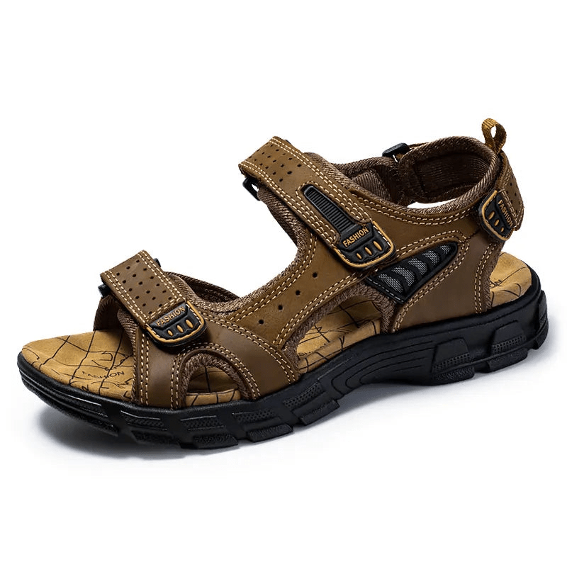 Sandales Plates à Brides Réglables Confortables pour Homme