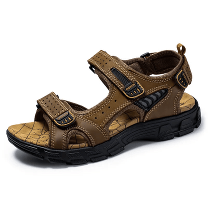 Sandales Plates à Brides Réglables Confortables pour Homme
