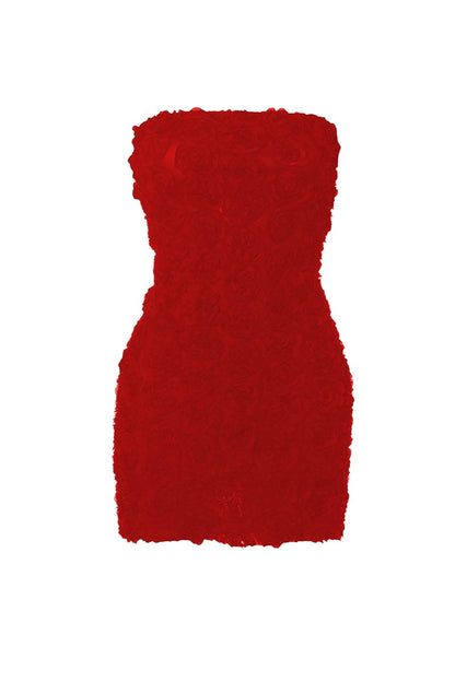 Pauline Laurent® | Mini robe bustier Maly Rosette