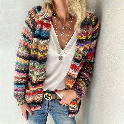 Mette - Veste en maille - Multicolore