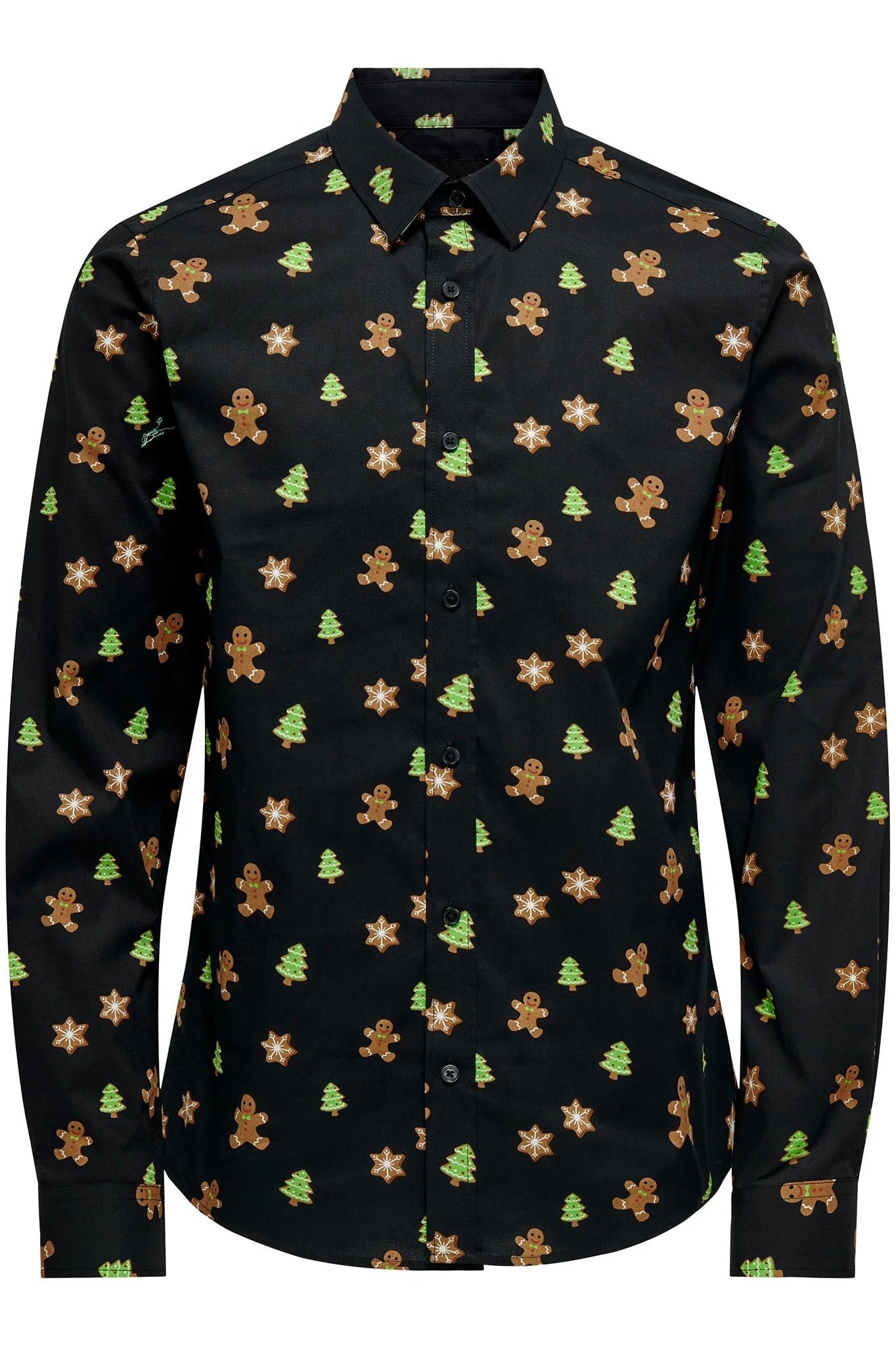 Chemise ONSALF XMAS COOKIE NOIR