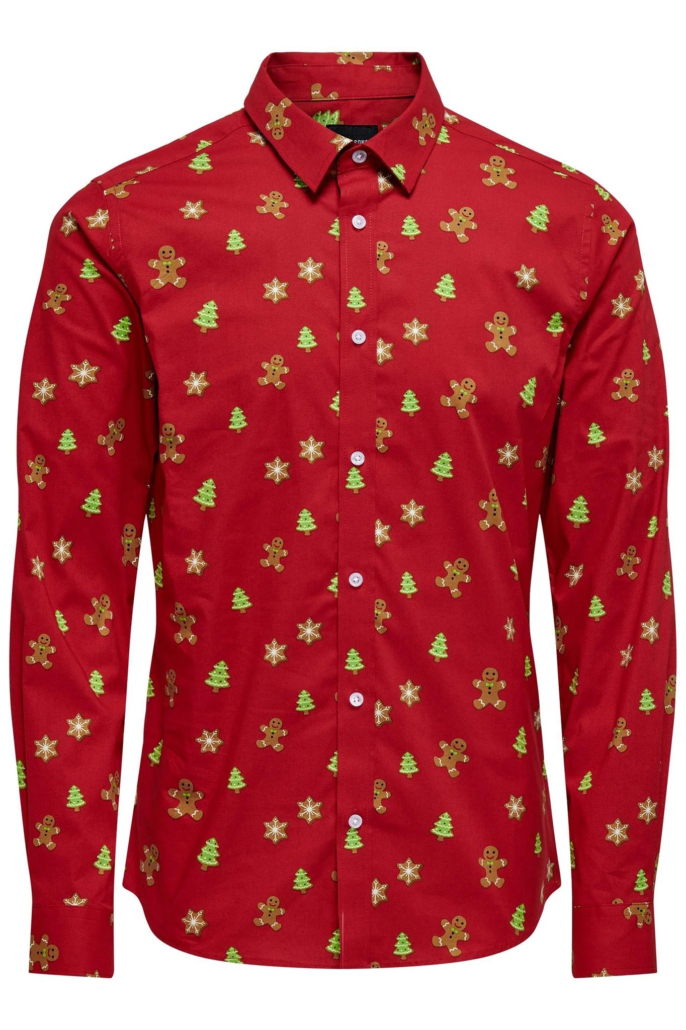 Chemise ONSALF XMAS COOKIE Rouge