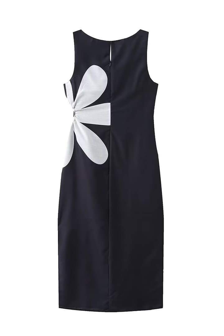 Pauline Laurent® | Robe midi à imprimé floral
