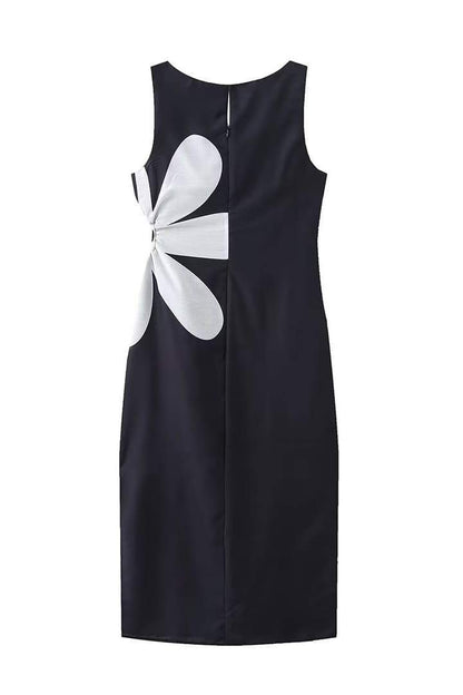 Pauline Laurent® | Robe midi à imprimé floral