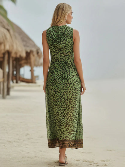 Roaa | Robe bohème léopard élégante