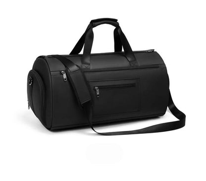Sac bowling en cuir noir