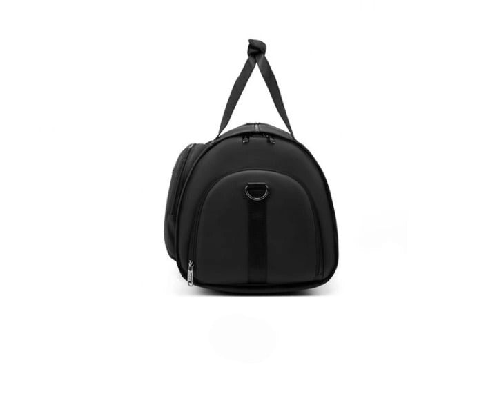Sac bowling en cuir noir