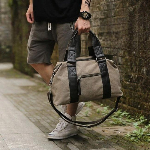 Sac de voyage rétro homme