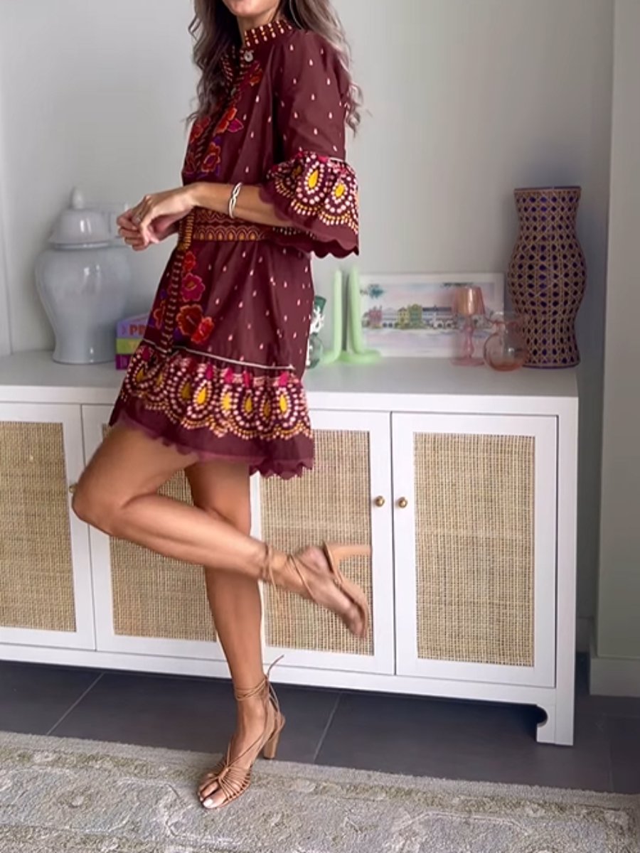 Pauline Laurent® | Robe à imprimé floral