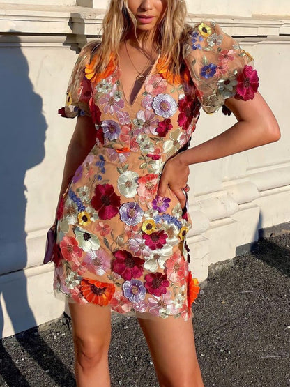 Pauline Laurent® | Robe florale pastel