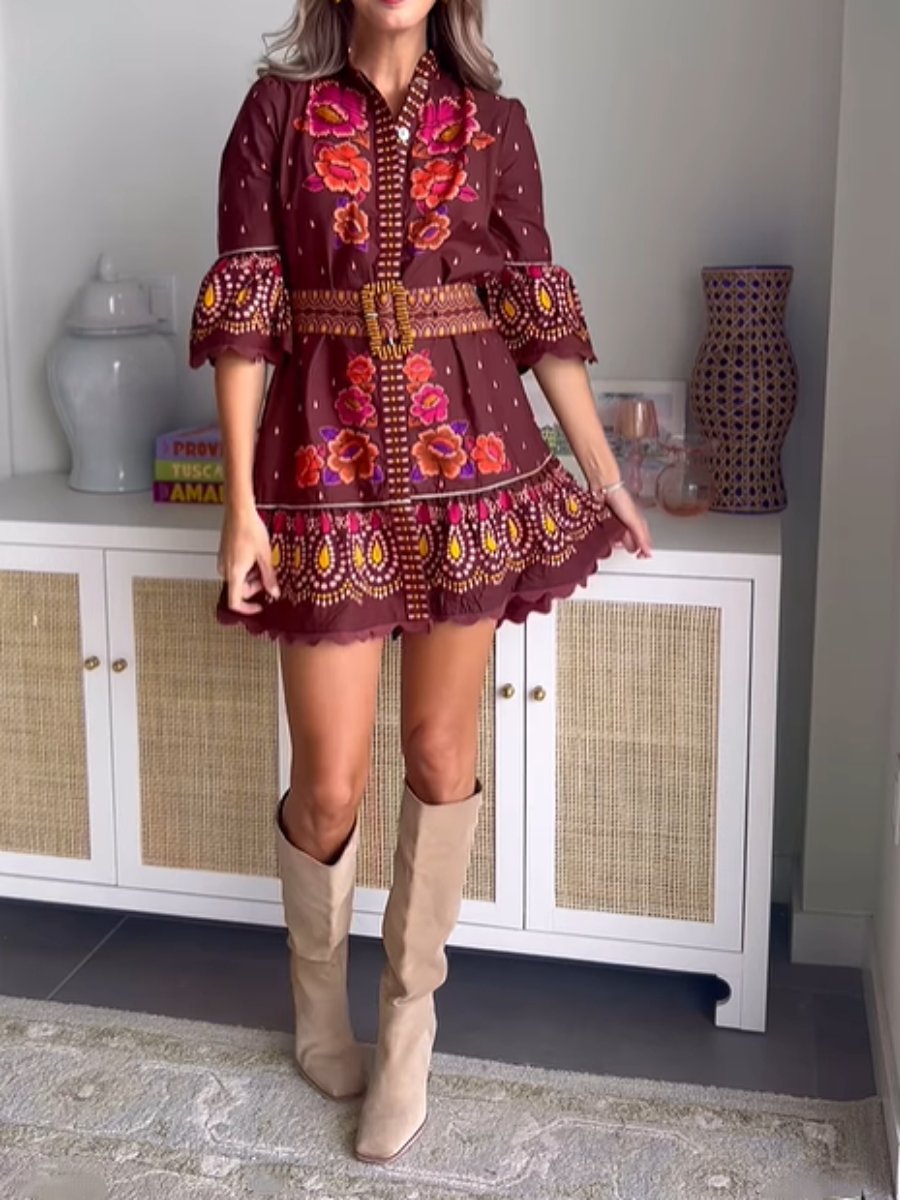 Pauline Laurent® | Robe à imprimé floral