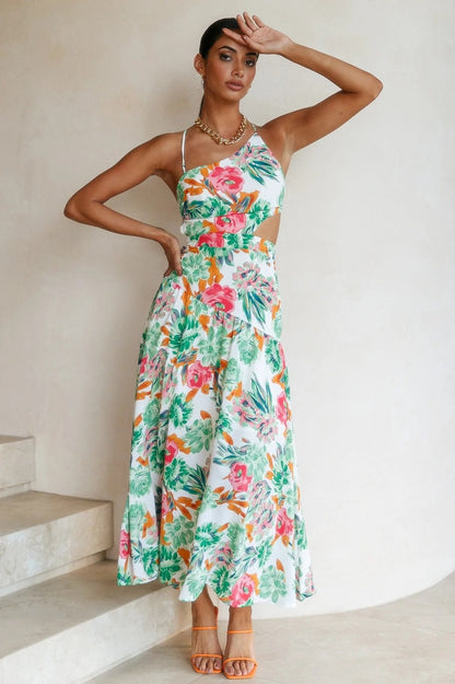 Pauline Laurent® | Robe midi flare imprimée