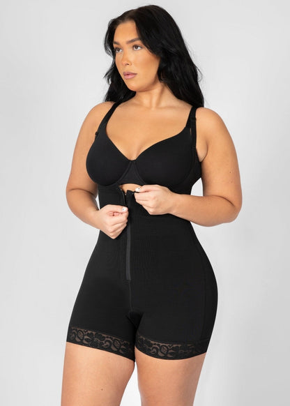 Rebecca - Body Shaper Rits Met Afneembare Schouderbandjes