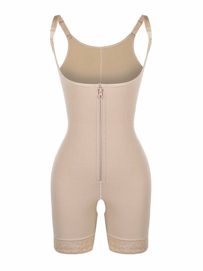 Rebecca - Body Shaper Rits Met Afneembare Schouderbandjes