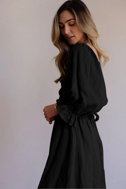 Tana | Robe Française à Manches Volantes