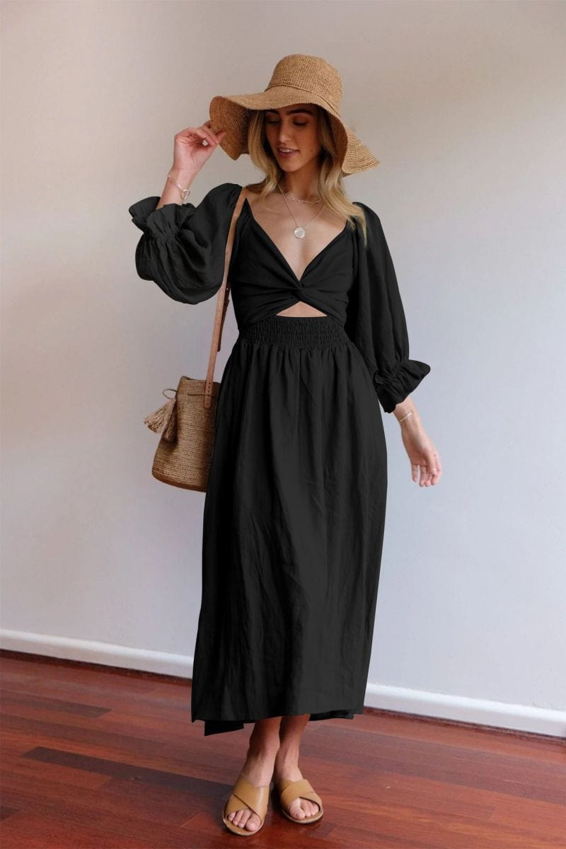 Tana | Robe Française à Manches Volantes