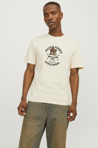 T-Shirt JORSeven Beige