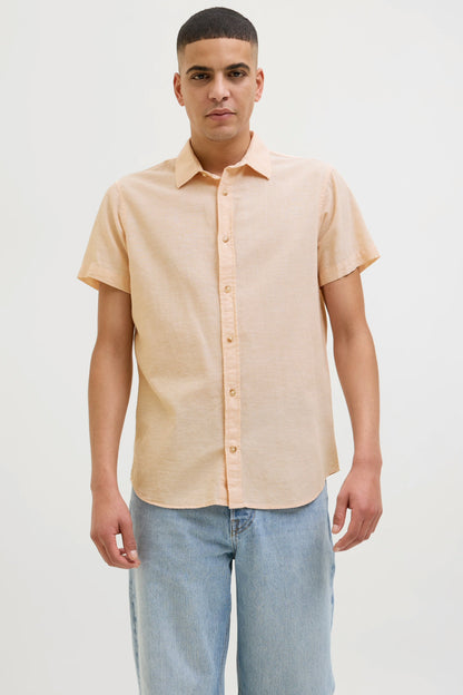 Chemise JJESummer Saumon Manches Courtes