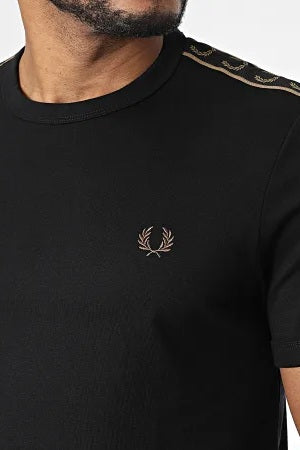 T-shirt Demetrius Noir Fred Perry