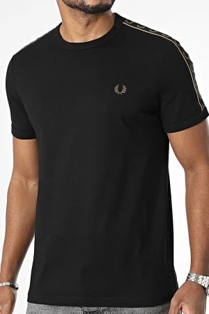 T-shirt Demetrius Noir Fred Perry