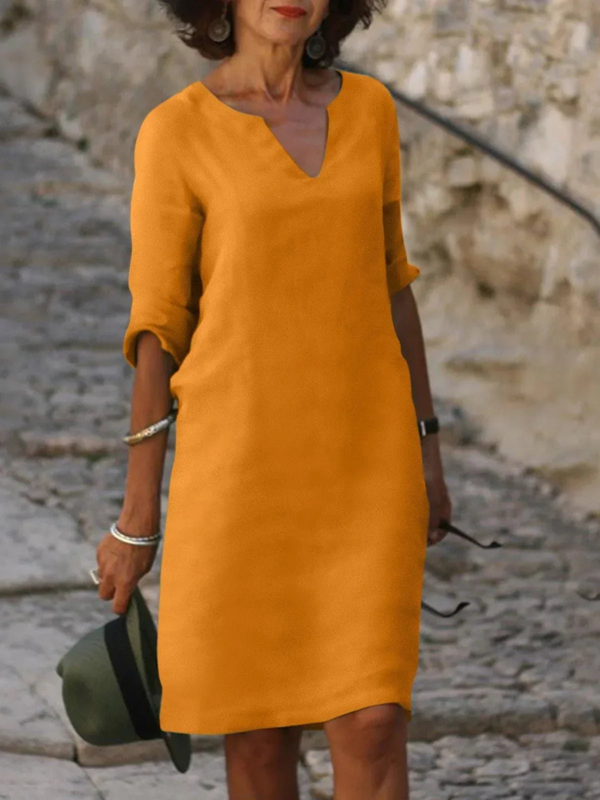 Saoirse™ - Robe V-neck Flatteur pour le Ventre