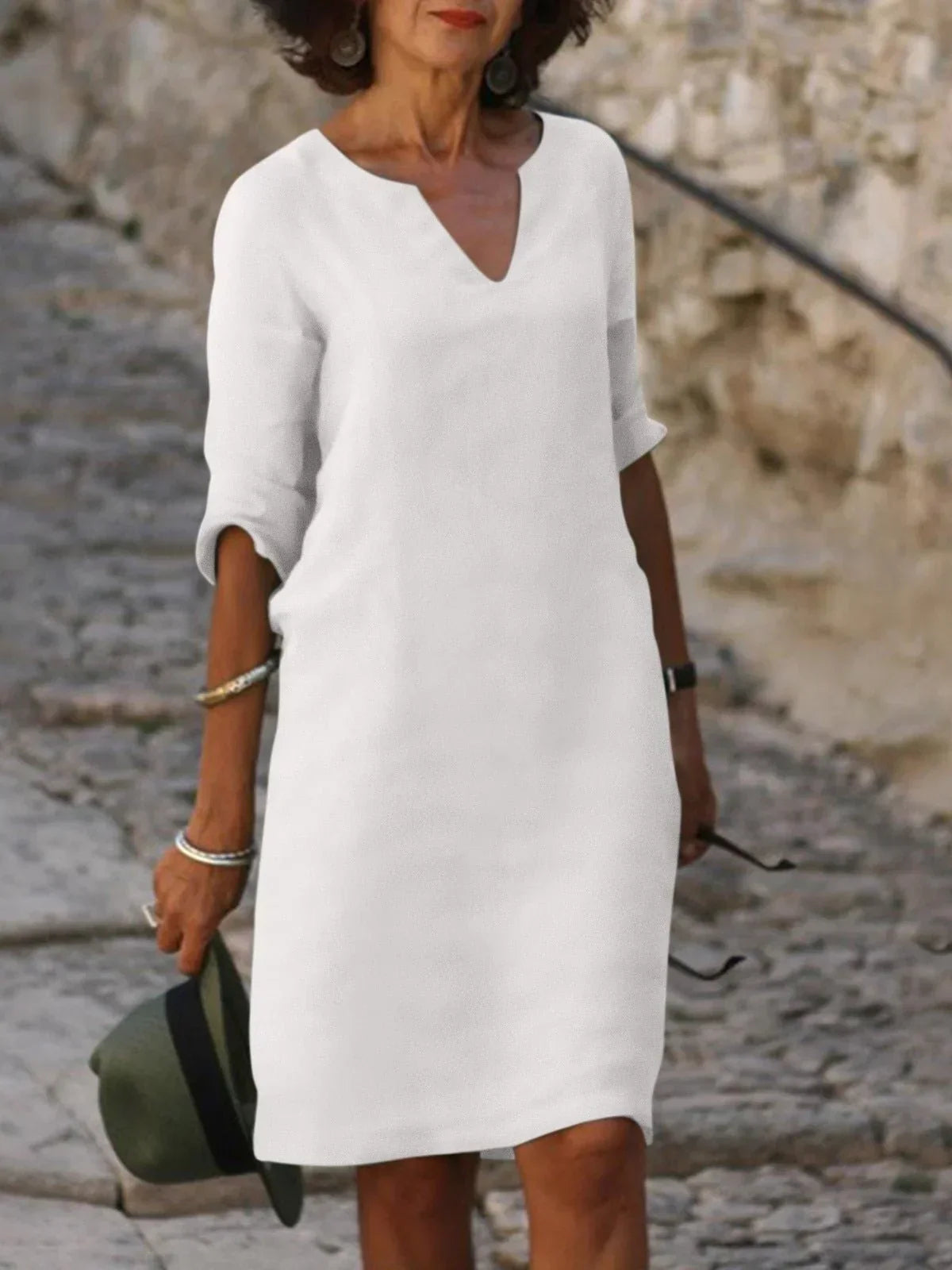 Saoirse™ - Robe V-neck Flatteur pour le Ventre