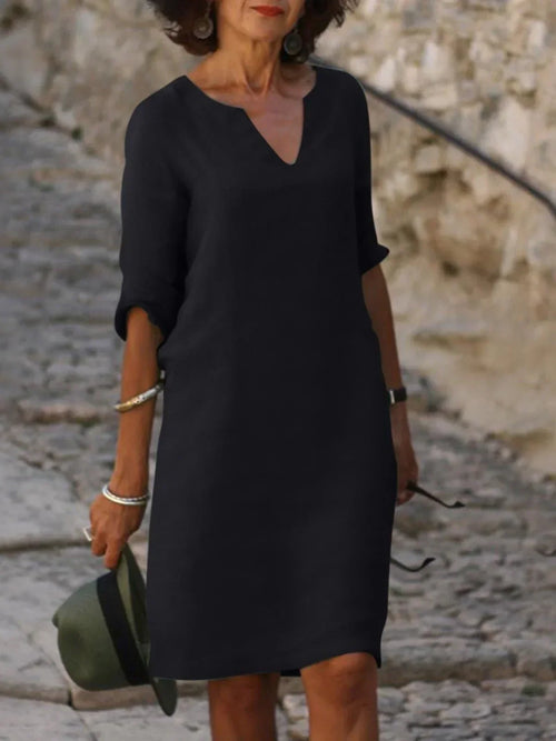 Saoirse™ - Robe V-neck Flatteur pour le Ventre