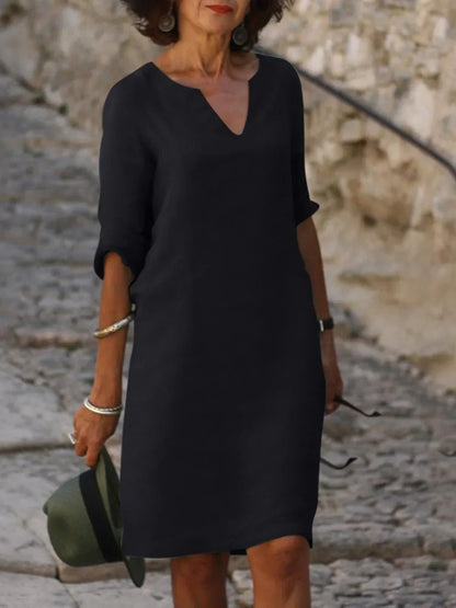 Saoirse™ - Robe V-neck Flatteur pour le Ventre