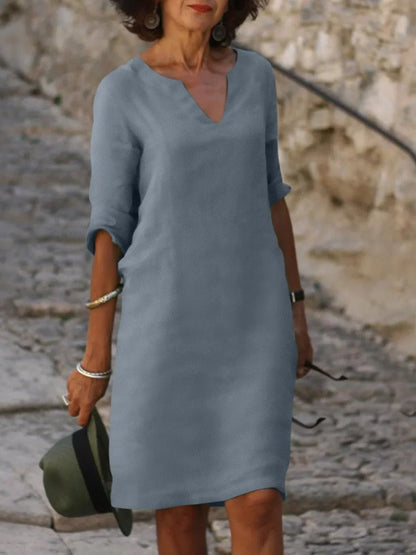 Saoirse™ - Robe V-neck Flatteur pour le Ventre