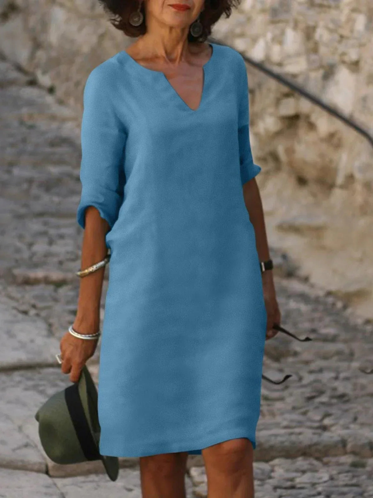 Saoirse™ - Robe V-neck Flatteur pour le Ventre