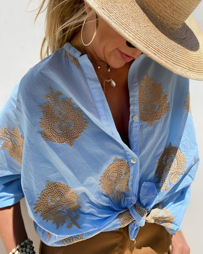 Océane Dubois® | Blouse bohème chic style Ibiza