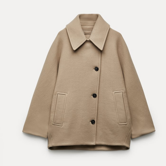 Claudine™ | Manteau de laine surdimensionné