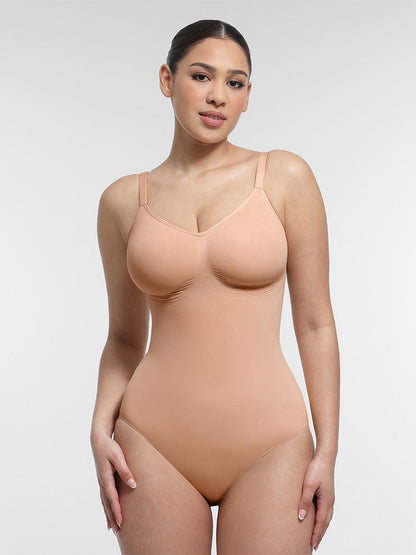 Névia® – Bodysuit Sans Couture avec Maintien Poitrine | Taille Sculptée